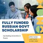 How to apply for russian government scholarships 2023
